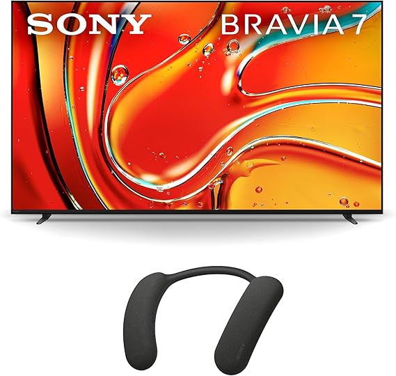 Sony 55" Mini LED 4K BRAVIA 7 Smart TV (K-55XR70) & BRAVIA Theater U Wireless Wearable Speaker with 12 Hour Battery (HT-AN7) Bundle
