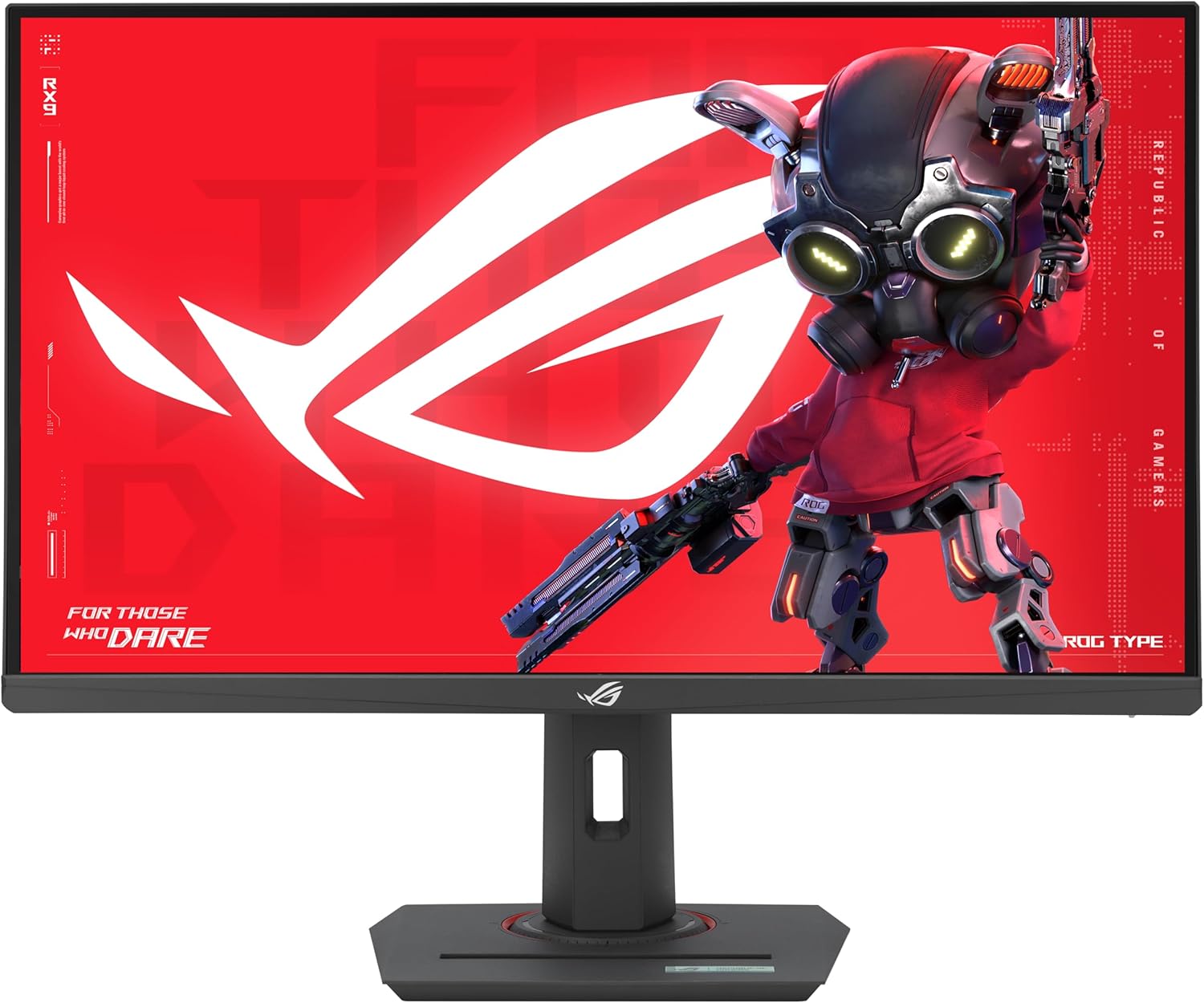 شاشة ASUS ROG STRIX XG27ACMS 27 للألعاب سريعة IPS FreeSync ومتوافقة مع G-SYNC HDR، 2K 2560x1440 0.3ms 320HZ 350cd DP HDMI USB-C VESA 3YEAR ELMB، HDR، PIVOT، USB-C PD15W