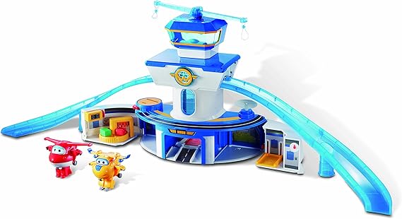 مجموعة ألعاب Super Wings World Airport، تتضمن شخصيات Transform-a-Bot Jett وDonnie مقاس 2 بوصة، وألعاب تعليمية لمرحلة ما قبل المدرسة للأولاد والبنات من سن 3 4 5 6 سنوات، وهدايا عيد ميلاد للأطفال