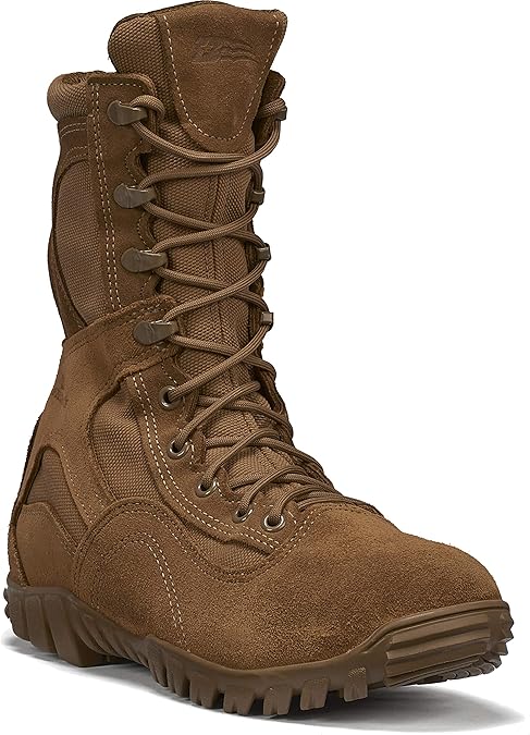 Belleville C793 8in Tactical Boots - Waterproof Tactical Boots - GORE-TEX Military Gear for Men - AR 670-1 Non Slip Traction - Full-Grain Cattlehide Leather - Vibram Outsole - Low-Profile Sole