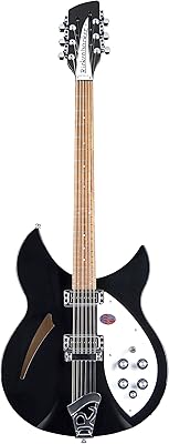 جيتار كهربائي شبه مجوف من طراز Rickenbacker 33012 مزود بـ 12 وترًا - Jetglo