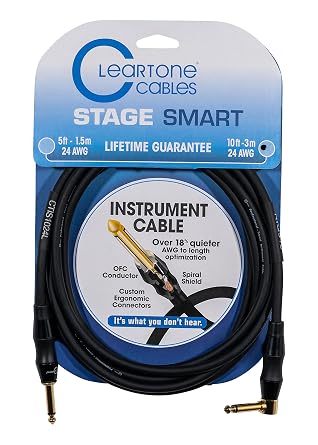كابل ClearTone Stage Smart Instrument 10 قدم -1 حزمة