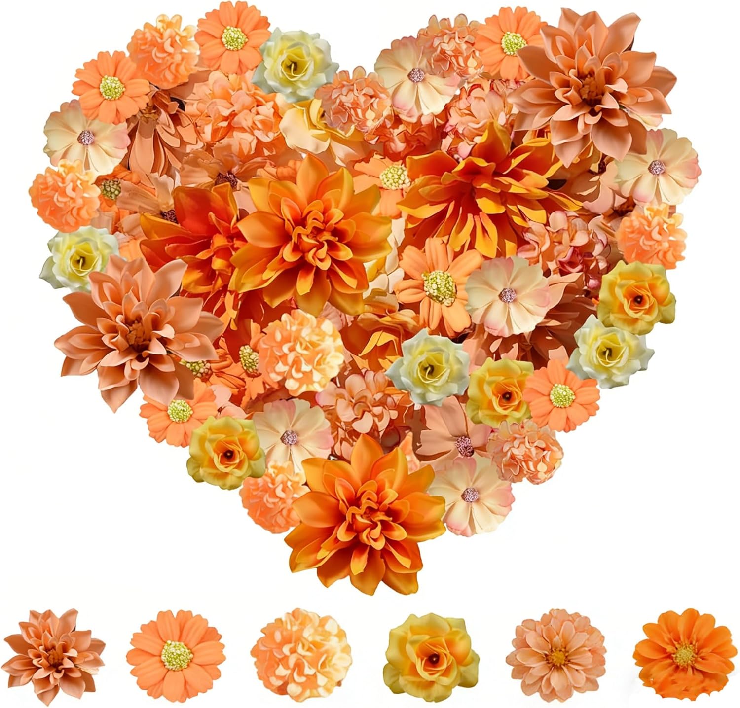 Artificial Flowers Pack of 40 Yellow Artificial Flowers Home Decoration Flowers Simulation Fake Artificial Flowers Like Real Decoration Artificial Flowers for Bridal Bouquet Wedding Anniversary Decorations