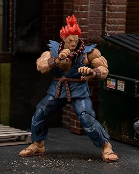 Jada Street Fighter II Akuma 1:12 Scale Action Figure Toys Premium Articulation & Accessories Collectors Display or Kids Play Ages 13+