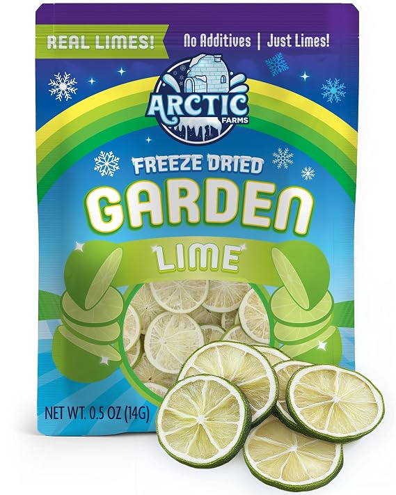 شرائح الليمون المجففة بالتجميد من Arctic Farms لتزيين العجلات، 100% فاكهة حقيقية (كيس صغير)