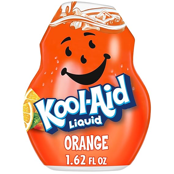 Kool-Aid خالٍ من السكر Orange Zero Calories سائل محسن الماء 1 العد 1.62 أونصة سائلة