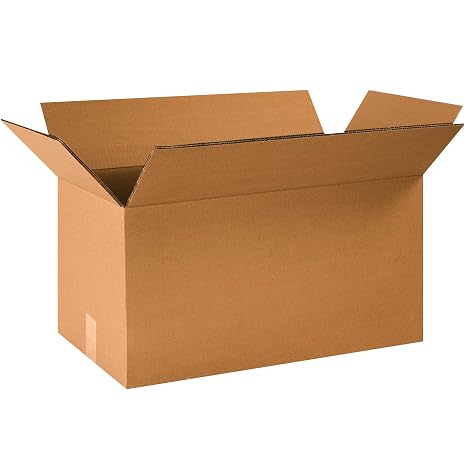 علب سريعة 24 × 12 بوصة × 12 بوصة مزدوجة الجدار مموجة ، علب كرتون للخدمة الشاقة ، BFHD241212DW ، للشحن والتعبئة والتحريك والتخزين ، كرافت (حزمة من 15)