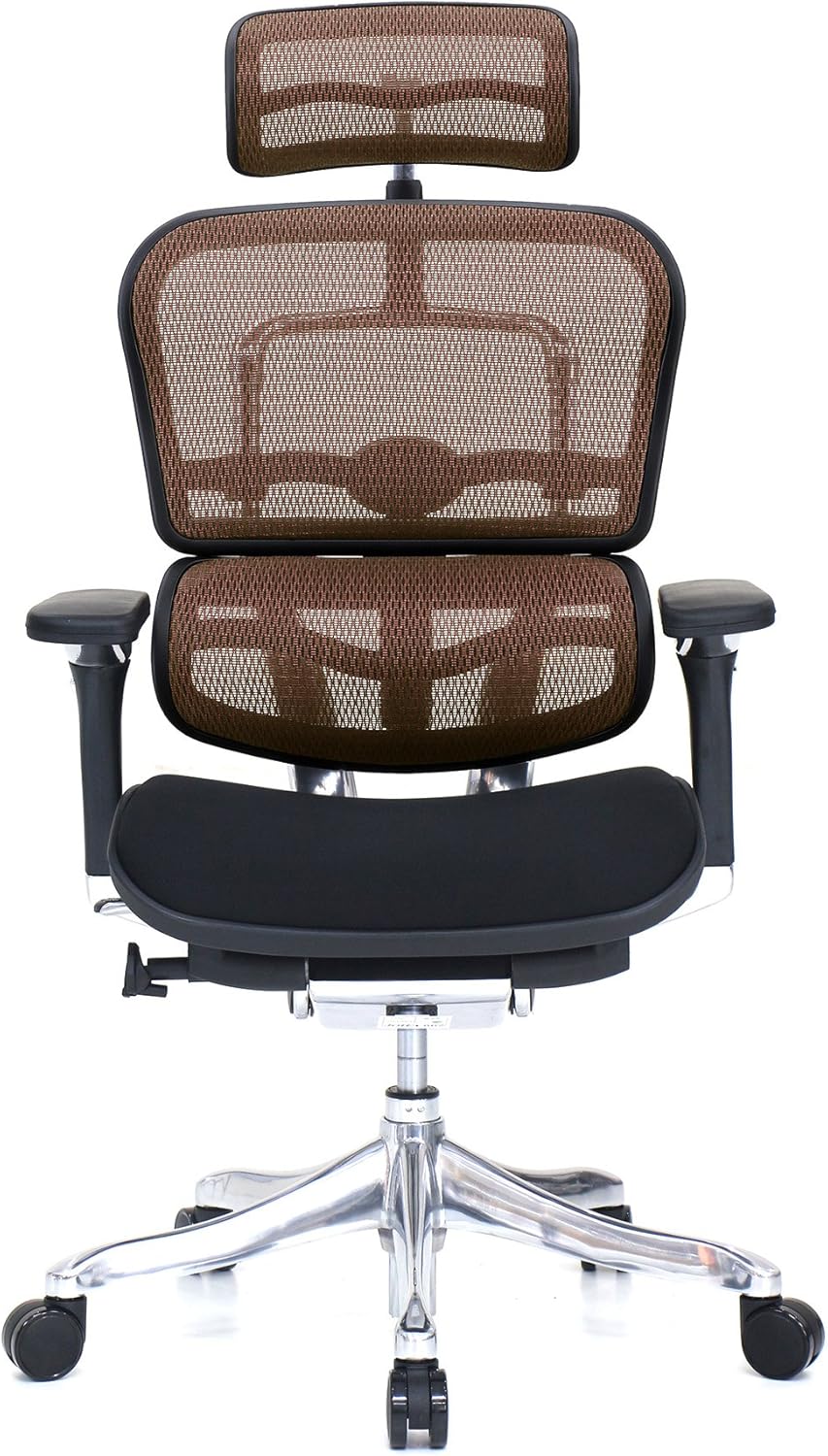 Ergohuman PRO EHP-HBM KM-13 Older Model Ergonomic Pro Office Chair with Headrest, Elastomeric Mesh, Molded Urethane Seat