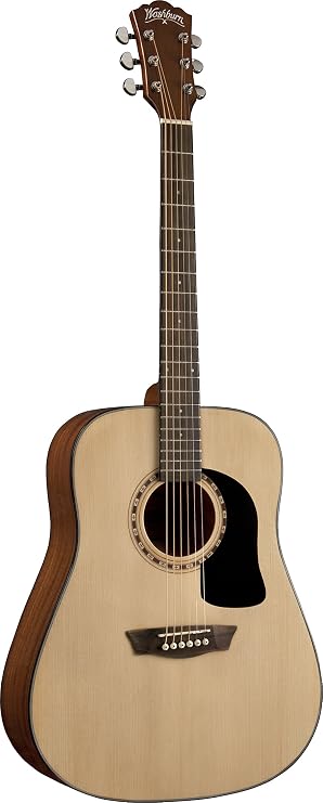 Washburn المبتدئ D5 مع حالة ، الغيتار الصوتي