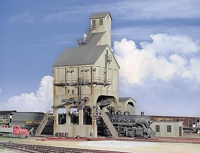 Walthers Cornerstone Series Kit HO Scale Modern Coaling Tower Grey, 8