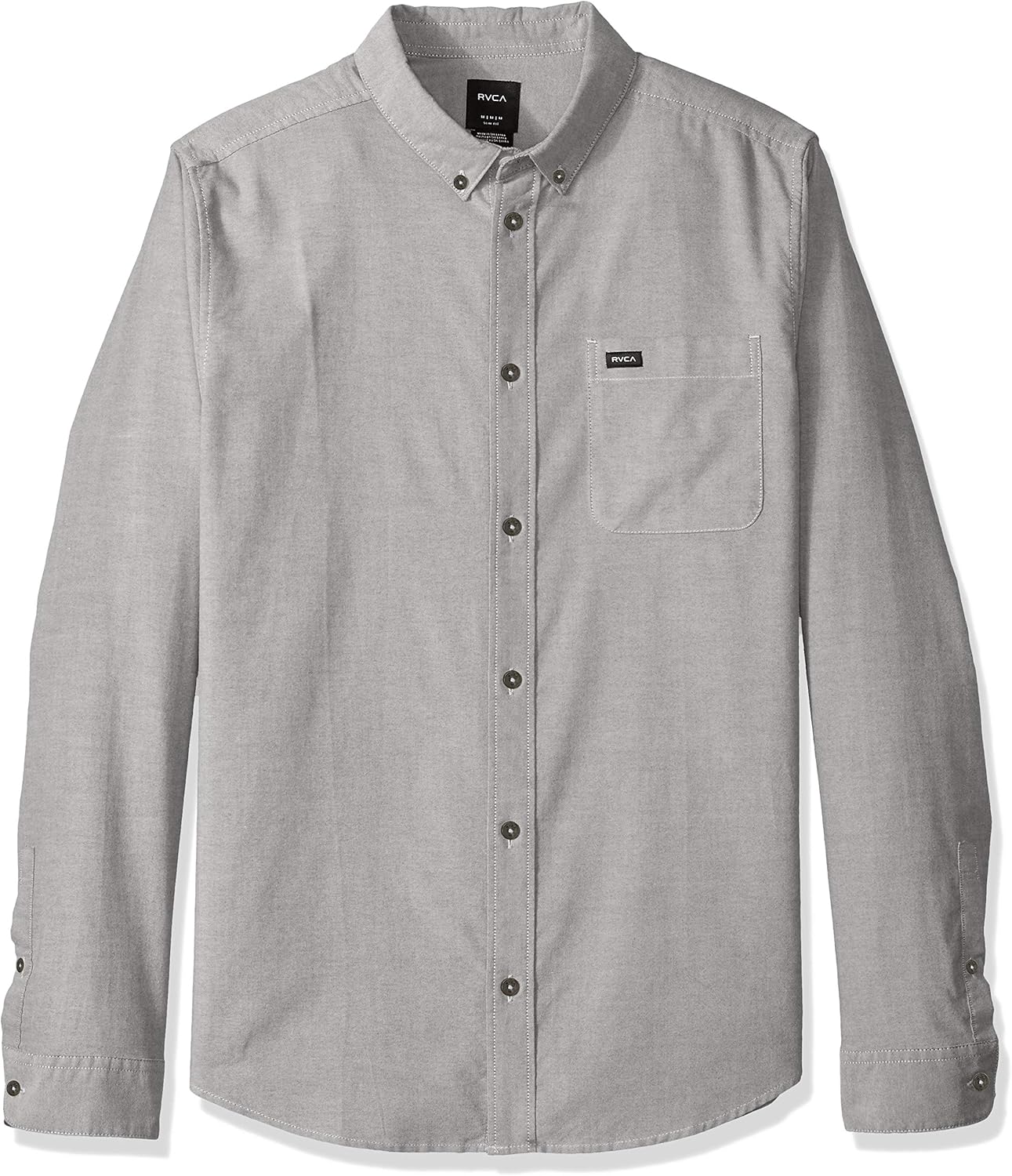 RVCA Men's Thatll Do Stretch Long Sleeve Button Up Shirt