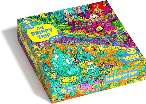 لغز Drippy Trip المكون من 1000 قطعة من سلسلة The Magic Puzzle Company الخامسة