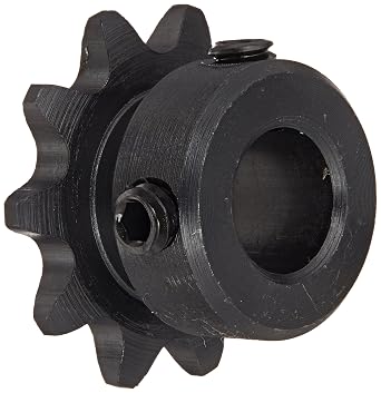 TSUBAKI H35B10FHTsubaki 35B10FH Sprocket ، حبلا واحد ، بوصة ، رقم 35 ANSI No. ، 3 / 8 "Pitch، 10 Teeth، 1 / 2" Bore