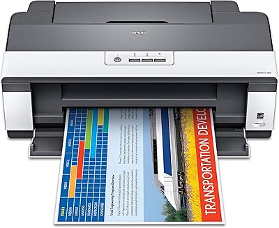 Epson WorkForce 1100 طابعة نفاثة ملونة ذات تنسيق عريض C11CA58201