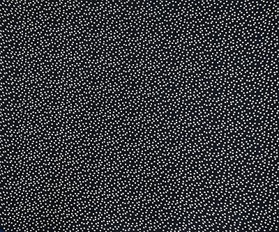 Polka Dot Print Black 42 Inches Wide Rayon Fabric Sewing Crafting Material by The Yard