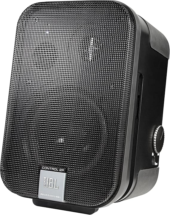JBL Professional C2PM Control 2P Compact Powered Monitor, Master Speaker Only, Black