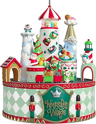 Hallmark Keepsake Christmas Ornament 2025, Keepsake Village Musical with Light and Motion